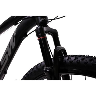 Bicicleta Aro 29 Bike Ksw Xlt 21 Marchas Alumínio Freio A Disco Preto Fos -ad Prata 19