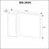 Espelheira para Banheiro BN3645 com 1 Porta Branca 80x60cm Tecnomobili