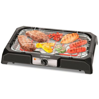 Churrasqueira Elétrica Mondial Grand Steak & Grill CH05 Preta 127V 127V