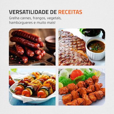 Churrasqueira Elétrica Mondial Grand Steak & Grill CH05 Preta 127V 127V