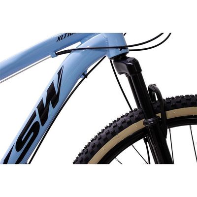 Bicicleta Aro 29 Ksw 21 Marchas Alumínio Cambio Shimano Freio A Disco Azul Claro -ad Pto 17