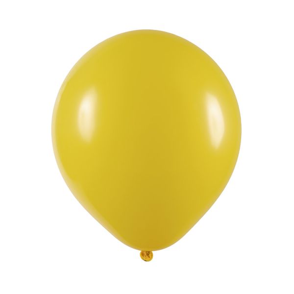 Balão Artlatex Buffet Redondo Nº7 com 50 Unidades Amarelo