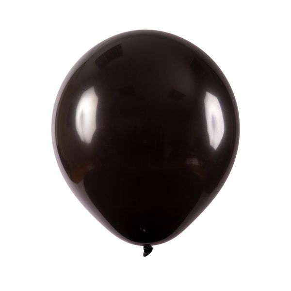Balão Artlatex Buffet Redondo Nº7 com 50 Unidades Preto