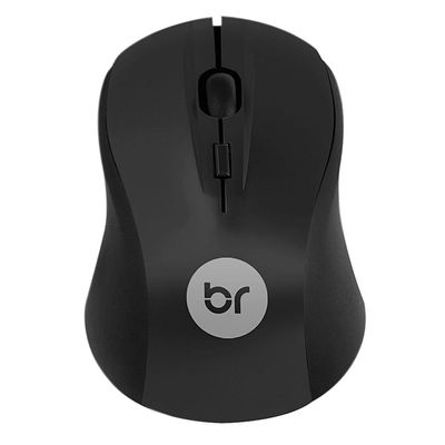 Mouse sem Fio USB Bright 0095 Preto Preta