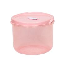 Pote Redondo 14cm De Altura Para Micro-ondas E Freezer Com Válvula 3l - Linha Wave Plasvale Rosa