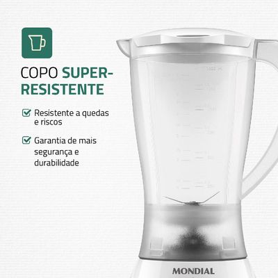 Liquidificador Mondial Easy Power L550 Branco 127V 127V