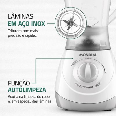Liquidificador Mondial Easy Power L550 Branco 127V 127V