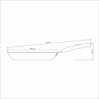 Frigideira Tramontina Sicília Antiaderente Avelã 28cm