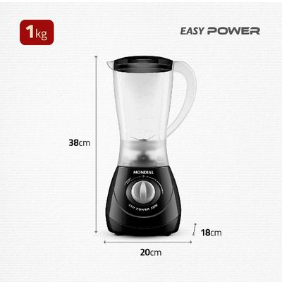 Liquidificador Mondial L550 Preto 127V 127V