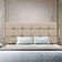 Cabeceira Cama Box Estofada King 195 Cm Ananda Suede Bege
