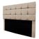 Cabeceira Cama Box Estofada King 195 Cm Ananda Suede Bege