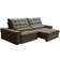 Sofá Retrátil Reclinável Para Sala 4 Lugares 290cm Nebrasca F04 Veludo Marrom - Lyam Decor