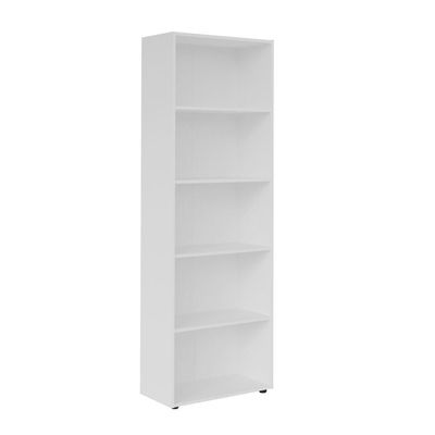 Estante Para Livros Com 4 Prateleiras Multy Branco Artely Branco