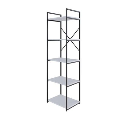 Estante Com 5 Prateleiras 152x45x33cm Yon Branco Tx/est.preta