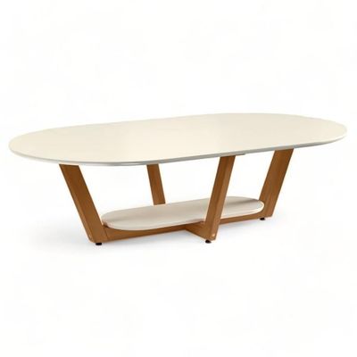 Mesa De Centro Elegance Off White E Nature Tebarrot