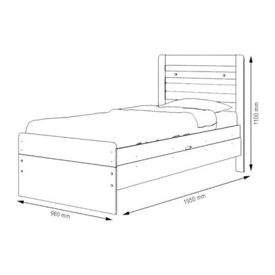 Cama Baú Larissa Branco