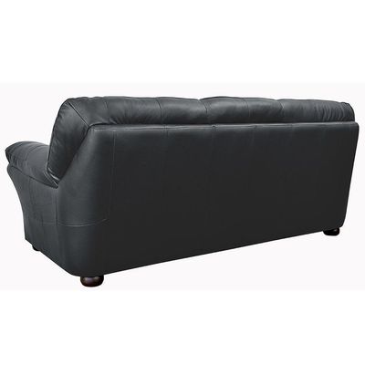 Sofá 2 Lugares Laura 160cm Couro Negro