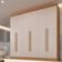 Guarda-roupa Cancum - 6 Portas 6 Gavetas - Benetil Cinamomo Off