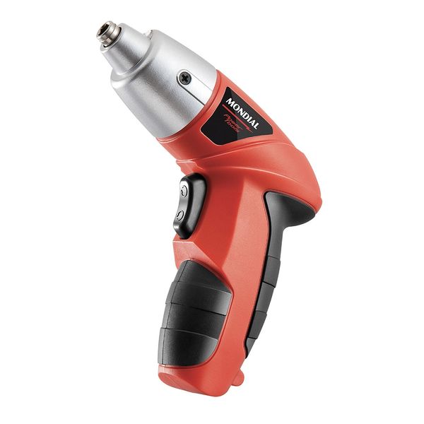 Parafusadeira Mondial FPF-05 à Bateria com 1 Prolongador e 11 Bits - 4,8V Bivolt Parafusadeira Mondial FPF-05 à Bateria com 1 Prolongador e 11 Bits - 4,8V Bivolt