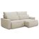 Sofá 4 Lugares Retrátil Reclinável Para Sala De Estar 280cm Odilon F04 Linho Creme - Lyam Decor