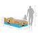 Cama Fun Pirata Do Mar Solteiro Com Colchão