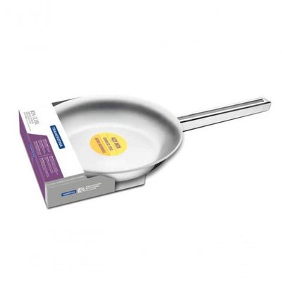 Frigideira Tramontina Brava 24cm Em Aço Inox