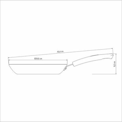 Frigideira Tramontina Sicília Antiaderente Avelã 24cm