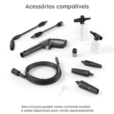 Lavadora de Alta Pressão Electrolux 1800PSI 1450W PowerWash Aplicador Detergente (EWS1800) 127V