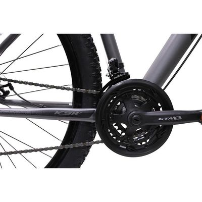 Bicicleta Aro 29 Ksw Bike Alumínio Câmbios Shimano 21 Marchas Grafite Fosco -ad Pto 15