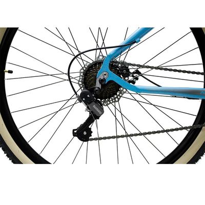 Bicicleta Aro 29 Ksw 21 Marchas Alumínio Cambio Shimano Azul Pant-pto Fos