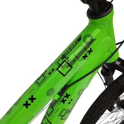 Bicicleta Aro 26 Freeride Gta Rebel Verde Single Freio Hidráulico