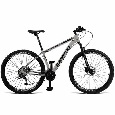 Bicicleta Aro 29 Cripto 18v Absolute Hidráulica Trava E K7 - Prata-preto - 17" Prata-preto