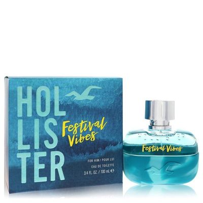 Perfume Masculino Hollister Festival Vibes Eau De Toilette 100 Ml