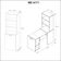 Armário Mesa Multiuso 54x136x168,4cm Retrátil Bancada ME4171 Branco Tecnomobili Dobravél