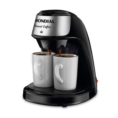 Cafeteira Elétrica Smart Coffe Mondial Preto e Inox 500W C-42-2X-BI 110