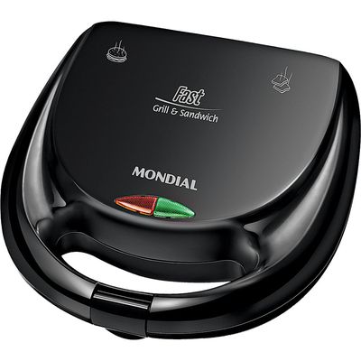 Sanduicheira Grill Mondial Fast S-12 Preta 127V 127V