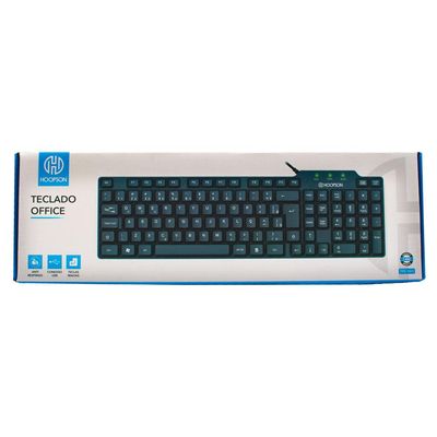 Teclado USB Hoopson TPC-069 Preto Preta