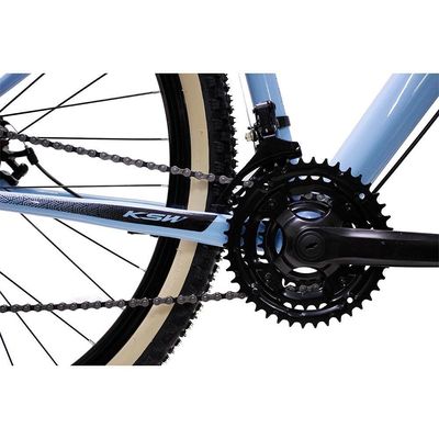 Bicicleta Aro 29 Ksw 21 Marchas Alumínio Cambio Shimano Freio A Disco Azul Claro -ad Pto 19