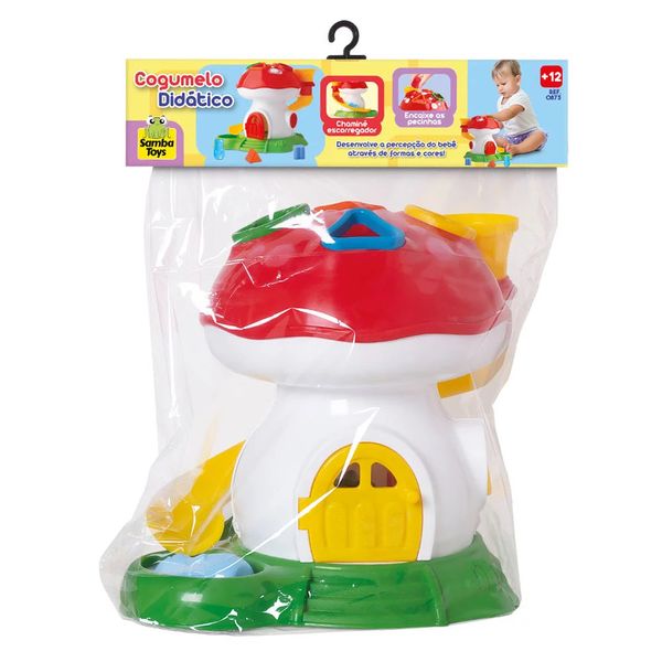 Brinquedo Cogumelo Didático Samba Toys Solapa Brinquedo Cogumelo Didático Samba Toys Solapa