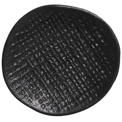 Ramequim Cerâmica Stoneware Porto Brasil 57ml Preto Matte Juta Molheira Média Entradas Petiscos Soyo