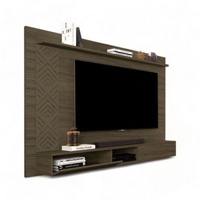 Painel Para Tvs Até 60 Pol Roma Castanho Cambel