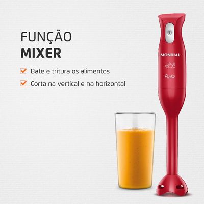 Mixer Mondial Turbo Max Pratic M15 Vermelho 220V 220V