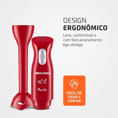 Mixer Mondial Turbo Max Pratic M15 Vermelho 220V 220V
