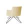 Poltrona Decorativa Nagoya Base Orby Corano Bege