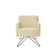 Poltrona Decorativa Nagoya Base Orby Corano Bege