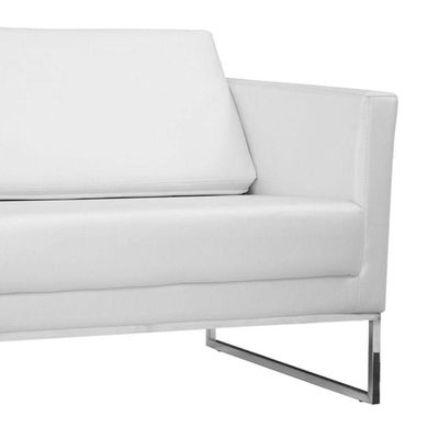 Poltrona Decorativa Julia 106cm Corano Branco
