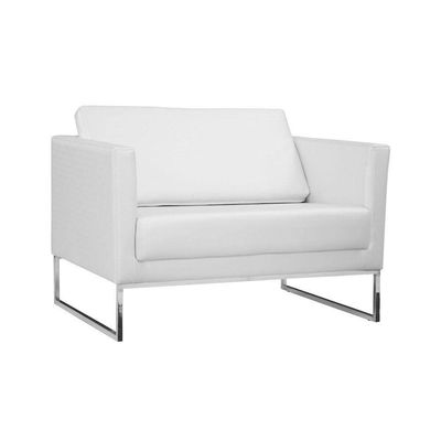 Poltrona Decorativa Julia 106cm Corano Branco