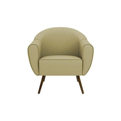 Poltrona Decorativa Sacha Corano Bege