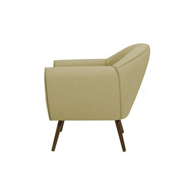 Poltrona Decorativa Sacha Corano Bege