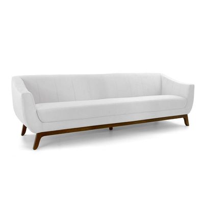 Sofá Boomer 210 cm Corano Branco Gran Belo
